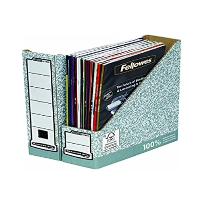 Image de Fellowes System Pack de 10 Porte Revues Montage Automatique Gris