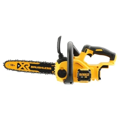 Image de DEWALT tronçonneuse élagueuse brushless XR 18V sans fil avec poignée ergonomique et chaîne 30cm moteur 3750 4200tr/min vitesse de 7.68 m/s DCM565N XJ
