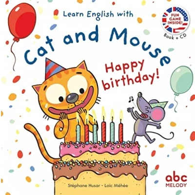 Image de LEARN ENGLISH WITH CAT AND MOUSE HAPPY BIRTHDAY