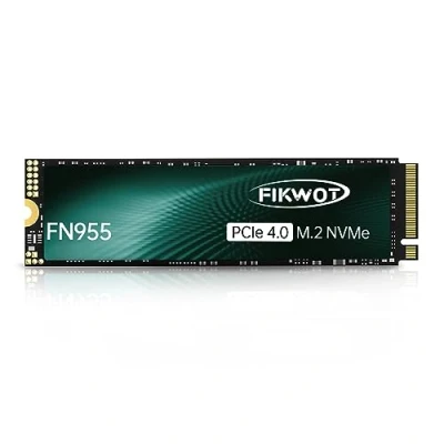 Image de Fikwot FN955 1To Disque SSD Interne M.2 PCIe Gen4 Jusqu&#039;à 7350Mo/s, Cache SLC Dynamique, Compatible avec Les Ordinateurs Portables et de Bureau
