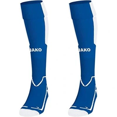 Image de Jako Chaussettes Lazio, Mixte, Stutzenstrümpfe (multicolore) Bleu roi/blanc 5 (43 46)