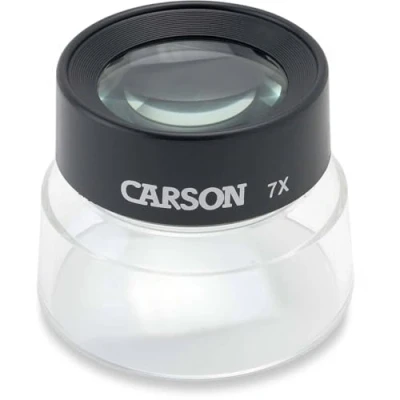 Image de Carson LumiLoupe loupe sur pied, grossissement de 7x (LL 77)