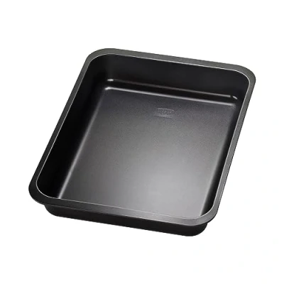Image de Dr. Oetker Plat à rôtir en acier anti adhésif pour lasagnes, poulet et plats gratin 1 pièce