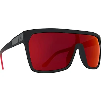Image de Spy Mixte Flynn Lunettes de Soleil, Matte Black Red Fade, Talla Única