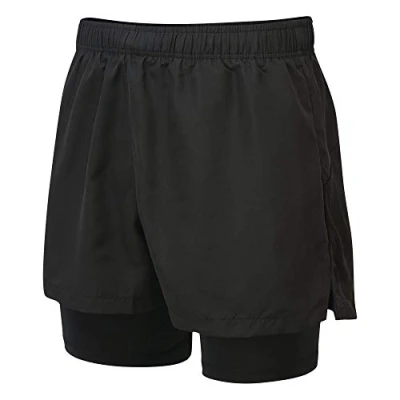 Image de Dare 2b Short Technique Recreate Léger et Extensible avec Second intérieur Propriété de séchage Rapide Shorts Homme Black FR: S (Taille Fabricant: S)