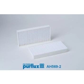 Image de PURFLUX AH569 2 Filtre d&#039;habitacle de pollens 180 91 20 JEEP: GRAND Cherokee 3, IV, DODGE: Nitro SUV