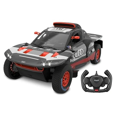Image de JAMARA Audi RS Q e tron E2 1:14 2,4 GHz Porte Manuelle Pare Brise Transparent, lumière LED, Voiture RC