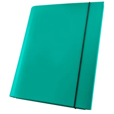 Image de Netuno 1x chemise à élastique turquoise A4 40mm classeur de documents avec fermeture en caoutchouc carton rabats cartonnée pour