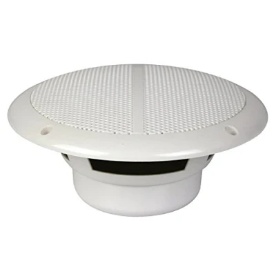 Image de Velleman VDSWPS6N Jeu De 2 Haut Parleurs Coniques 6.5&quot; Avec Grilles &amp; Resistant A L&#039;Eau 120W / 8 Ohm (1 Paire)