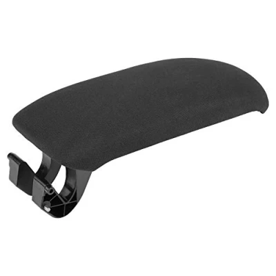 Image de Housse d&#039;accoudoir de console centrale, couvercle centrale voiture noire pour A3 8P/A5 2003 2013 8P0864245P(Tissu)