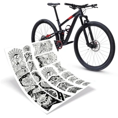 Image de Riesel Design® Frame:Tape 3000&quot; Kit Protection de Cadre vélo Film élégant 17 Formes Auto adhésives Vanlife