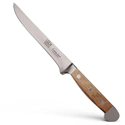 Image de Güde Solingen Couteau à désosser Flexible forgé, 13 cm, Bois DE chêne Baril, Alpha CHÊNE Baril Double mitre, fabriqué la Main en Allemagne