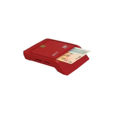 Image de Woxter Lector DNI Electrónico Combo Rojo