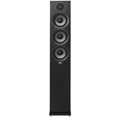 Image de ELAC Debut 2.0 Haut Parleur sur Pied F5.2, boîtier pour écouter de la Musique Une chaîne stéréo, système Son Surround 5.1, Excellent, à 3 Voies, Noir décoré