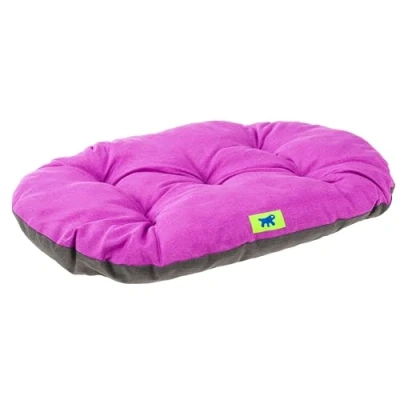 Image de Ferplast Panier Chien Relax, Coussin pour Chiens de Petite Taille, Chat, Tapis niches et Voitures, Lavable, en Coton avec Rembourrage Doux, 55 x 36 cm. Violet