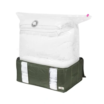 Image de Compactor ECOLOGIK 3D Semi Rigide Boîte à Vide XXL 65x45x27 cm, Vert