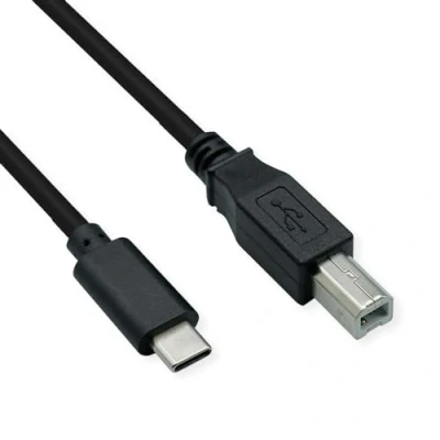 Image de ROLINE Câble USB 2.0 Type C, C B, St/St, Noir, 4,5 m