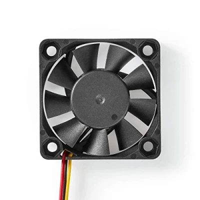 Image de Nedis DCFAN4010BK 6500 tr/min 3 pin 40 mm Silencieux Computer CC Refroidissement Fan, Noir