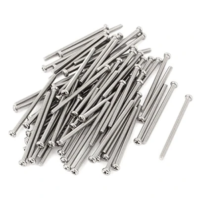 Image de sourcing map Vis Boulon à tête cruciforme en acier inoxydable 304 M2.5 x 40mm 60pcs
