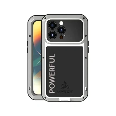 Image de LOVE MEI Coque Antichoc et Etanche pour iphone 14 Pro Max by France (Gris)