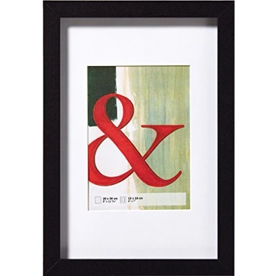 Image de walther design cadre photo noir 30 x 40 cm verre véritable Stockholm en bois EA040B