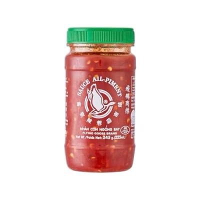 Image de Flying Goose Sambal Oelek Extra Ail Pour une touche d&#039;exotisme dans vos plats 245g