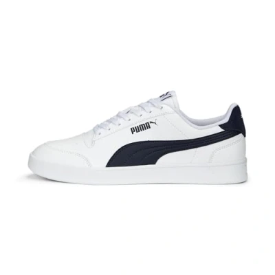 Image de Puma Shuffle Unisex Baskets basses, Taille: 36, White navy Cuir / matière synthétique