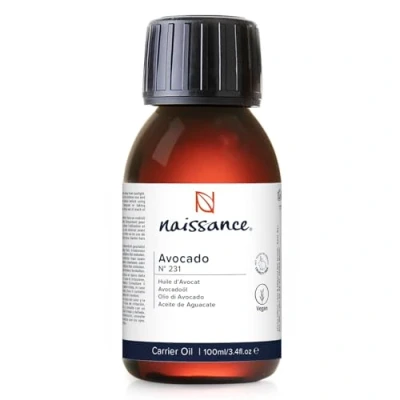 Image de Naissance Huile D&#039;Avocat Vierge (No. 231) 100ml Pour Cheveux Secs, Visage, Corps, Barbe Pure, Naturelle, Non Raffinée Et Pressée À Froid Végan, Testée Sur Les Animaux