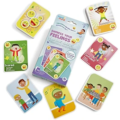 Image de Learning Resources Jeu de cartes J’exprime mes émotions, activités d’apprentissage socio émotionnel, coin tranquille, flash des émotions la petite enfance, 3+