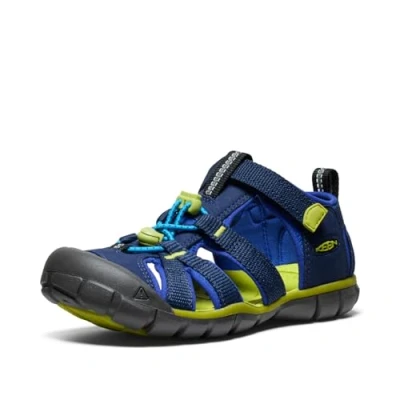 Image de KEEN Mixte Enfant Seacamp 2 CNX Sandales, Naval Academy Chartreuse, 32 EU
