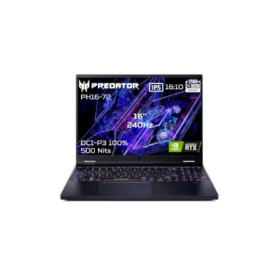 Image de ACER Portable Predator Helios 16 PH16 72 934J Intel Core i9 14900HX 32GB DDRS5 1ToSSD NVIDIA GeForce RTX4080 16&#039;&#039; WQXGA MiniLED 250Hz (Mate) NO OS