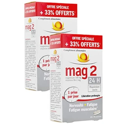Image de Mag 2 45 Comprimés + 15 Offerts lot de boîtes