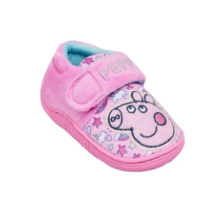 Image de Peppa Pig, Chaussons pour fille Rose Fermeture à sangle Taille 38 38, rose, 27 EU