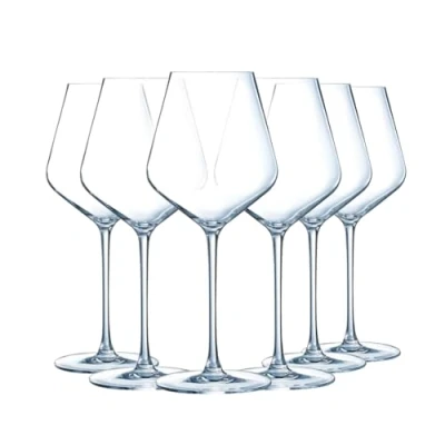 Image de Chef&amp;Sommelier Collection Distinction 6 Verres à pied 28 cl Fabriqués en France Emballage renforcé