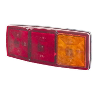 Image de HELLA 2SD 003 167 021 Feu arrière droit P21W, R10W noir 12, 24 sans ampoules avec joint d&#039;étanchéite, porte lampe