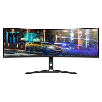 Image de Lenovo Legion R45w 30 Écran Gaming 44.5&#039;&#039; DQHD (VA Panel, 165Hz, 1ms MPRT, HDMI+DP+USB C, FreeSync Premium Pro, HDR4000, Haut parleurs) Réglage en Inclinaison/Rotation/Hauteur Noir