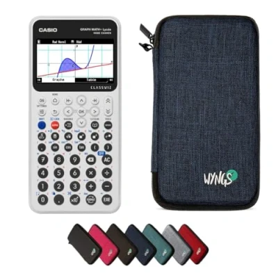 Image de CALCUSO Ensemble de Base Bleu avec Calculatrice Casio Graph Math+