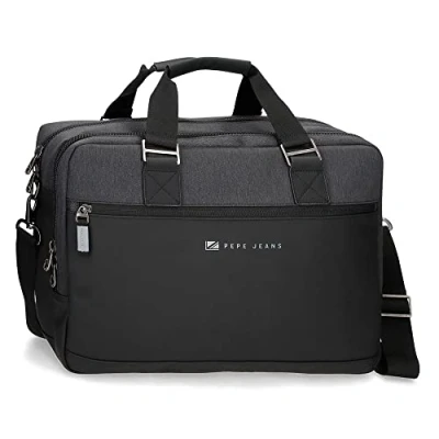 Image de Pepe Jeans Jarvis Sac à Main Noir 25 x 16 1 cm Polyester
