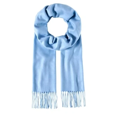 Image de Accessoire Top Tendance Echarpe Cachemire et Laine Homme Femme Touché Soyeux Couleur Uni (+ 30 couleurs) (Bleu ciel)
