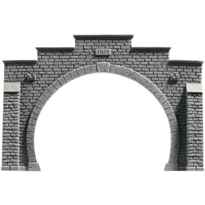 Image de Entrée de tunnel NOCH 58042 PROFI plus 2 voies modèle prêt à lemploi en mousse rigide, non peint H0 1 pc(s)