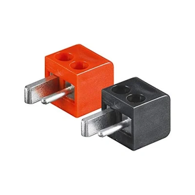 Image de Goobay 11250 connecteur de fils Loudspeaker Noir, Rouge Neuf