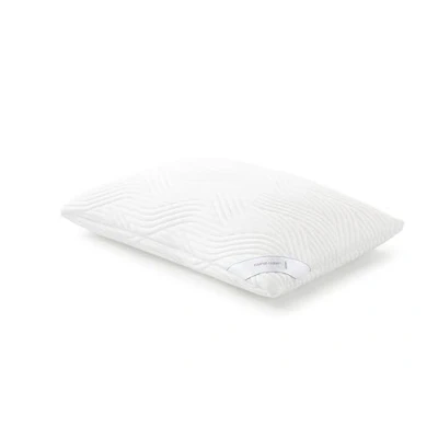 Image de Tempur Comfort Pillow Original soutien moyen traditionnel Micro coussins en matériau adapté au corps S&#039;adapte à la forme de tête et du cou pour un confort complets (taille 74 cm