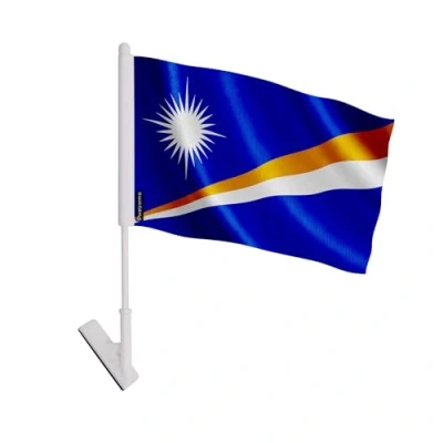 Image de Drapeau adhésif Îles Marshall 14 x 21 cm 10 pièces Polyester Léger et robuste