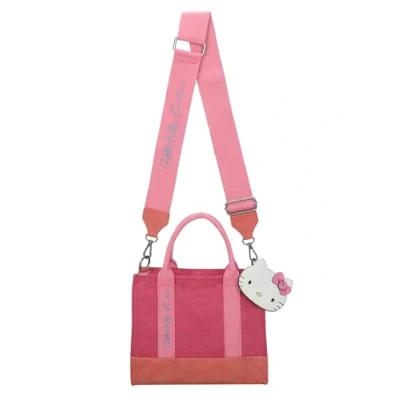 Image de Fritzi aus Preussen Hello Kitty Izzy09 Canvas Pink Cat, Cross Femmes, Rose, Einheitsgröße
