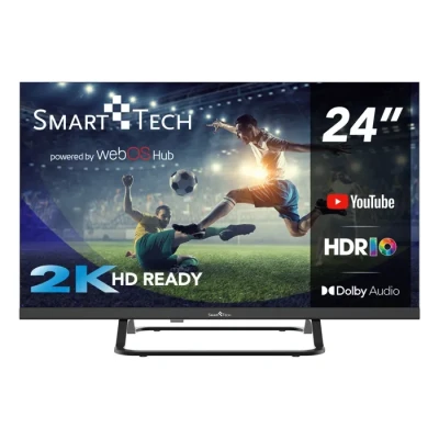 Image de Smart TECH TV LED HD 24&#039; (60 cm) Web OS 24HW01V Netflix, Prime Video, Youtube 3xHDMI 2xUSB Dolby Audio