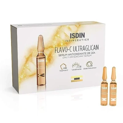 Image de Isdin Flavo C Ultraglican Serum Antioxydant Jour 10 Unidoses De 2ml