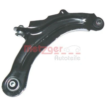 Image de METZGER 58063802 Bras de suspension avec support en caoutchouc, rotule Essieu avant droit, inférieur barre oscillant transversal 18