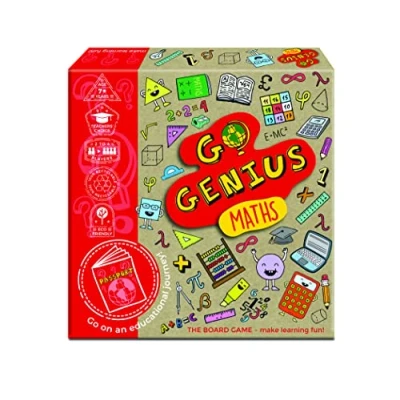 Image de Go Genius Maths Educational Board Game Supporting Key Stage 1 &amp; 2 Learning, Suitable for 7+ Years