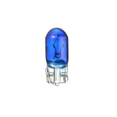 Image de AMPOULE 24V 5W T10 W2.1x9.5D BLEU W5W WEDGE VERRE VOITURE CAMION CLIGNOTANT TABLEAU DE BORD VOYANT FEU POSITION