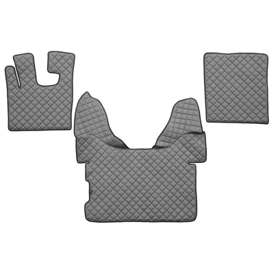 Image de F CORE FL09 GRAY Ensemble de tapis sol Similicuir avant 3 gris